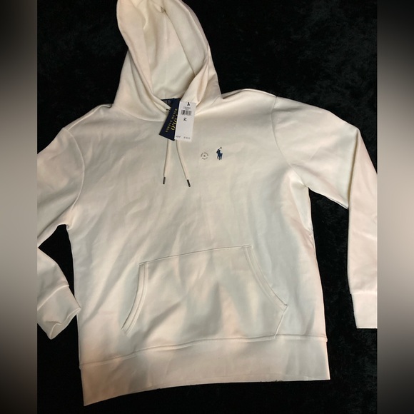 Ralph Lauren Polo Cream Mens Hoodie Size XL - Picture 2 of 9